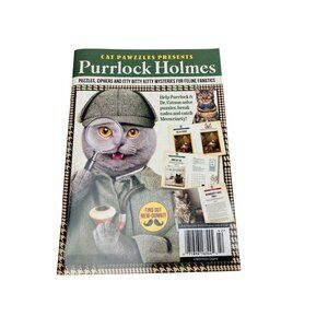 Cat Pawzzles "Purrlock Holmes" Puzzle, Mystery & Activity Book Magazine 2024 New